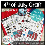 July Themed Craft for Speech and Language