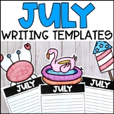July Writing Templates FREE