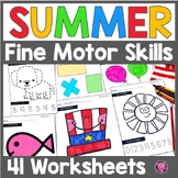 Preschool Summer Packet - Summer Prewriting Fine Motor Ski