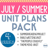 July or Summer School Lessons to teach all month long! BUNDLE!