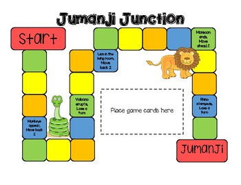 Jumanji Reading Prehension Board Game