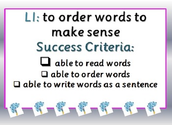 Preview of Jumbled Sentences - Teacher Modelling & Independent Cut & Stick Tasks