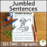 Jumbled Sentences with Digraphs and Vowels