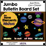 Jumbo Bulletin Board Set: Nine Musical Elements, Outer Spa