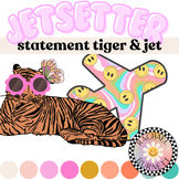 Statement Jet & Tiger // Jetsetter✈️ // Palm Springs Theme