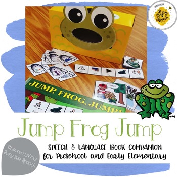 Preview of Jump Frog Jump - Speech & Language Book Companion