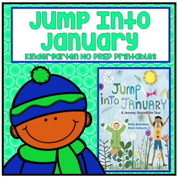 Preview of Jump Into January Kindergarten NO PREP Printables
