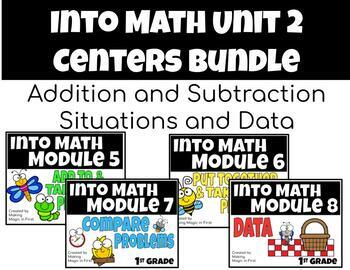 Preview of Jump Into Math Unit 2: Center Bundle Grade 1