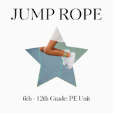 Jump Rope PE Unit for Middle and High School: TPT's Best-S