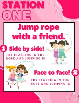 Preview of Jump Rope | ACTIVITY STATION CARDS