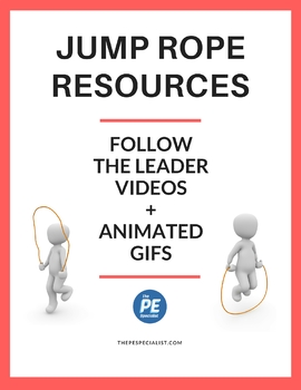 Preview of Value Pack: Jump Rope in PE Follow the Leader Pack - Videos and GIF Slideshows