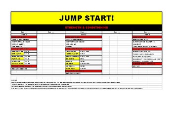 Preview of Jump Start Off-Season Workout