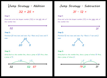 jump strategy worksheets by little miss classroom tpt