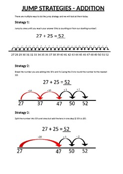 jump strategy for addition by teacher tv teachers pay