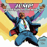 Jump! World Figures in Mid-Air Coloring Printables (40 images)