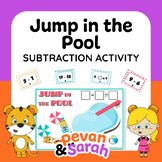 Jump in the Pool | Subtraction Game | Hands-On, Visual Aid