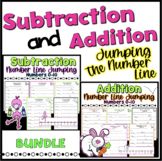 Jumping the Number Line Addition & Subtraction Bundle