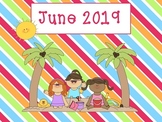 June 2019 Activboard Calendar Math