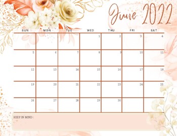 printable monthly calendars teaching resources tpt