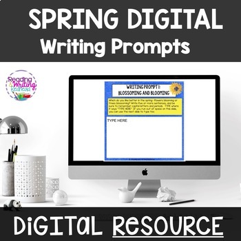 Preview of June Activities Digital Writing Prompt Collection Google Drive Paperless Spring