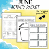 June Activity Packet