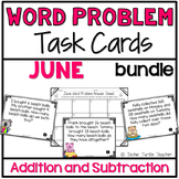 June Addition & Subtraction One Step Word Problem Differen