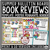 June Beach Ocean Summer School Book Review Report Bulletin Board