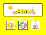 June Calendar Pattern Pieces