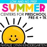 June Centers Preschool Pre-K TK Summer Math and Literacy Centers