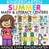 June Centers for Kindergarten | Low Prep Summer Math and L