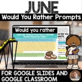 June DIGITAL Would You Rather Writing Prompts for Grades 2