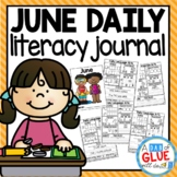 June Daily Literacy Review Journal for Kindergarten