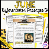 June Differentiated Reading Comprehension Passages Lexile 