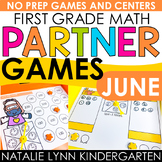 June First Grade Math Partner Games Summer 1st Grade Math 