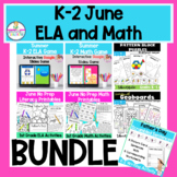 June First Grade Math and Literacy Bundle With Google Slides