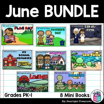 Preview of June Fun Bundle: Flag Day, Father's Day, Ladybugs, Snakes, End of Year, & More!