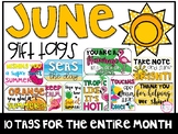 June Gift Tags (Gift Tags for Students & Teachers)