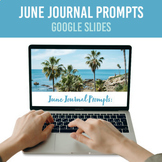 June Journal Prompts | Creative Writing Google Slides™ Activity