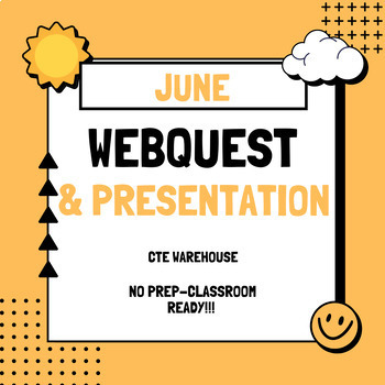 Preview of June Journey Web Quest & Presentation: Distance Learning Compatible