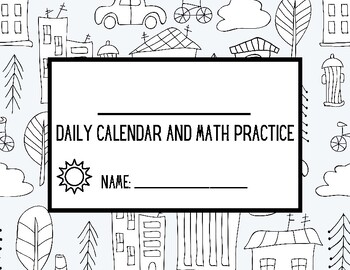 Preview of June/July/August Calendar and Daily Math Practice