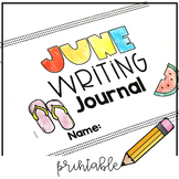 June End of the School Year Daily Printable Writing Journa