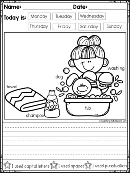 June Kindergarten Writing Activities by Teaching Biilfizzcend | TpT