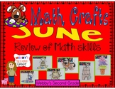 June Math Crafts An End of the Year Math Skills Review