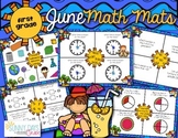 June Math Mats {first grade}