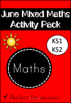 Preview of June Mixed Maths Activity Pack
