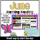 June Morning Meeting|  SEL Check-In
