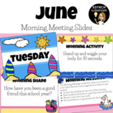 June Morning Meeting Slides | End of Year 2023 - 2024 Morn