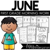June Morning Work First Grade End of the Year Practice