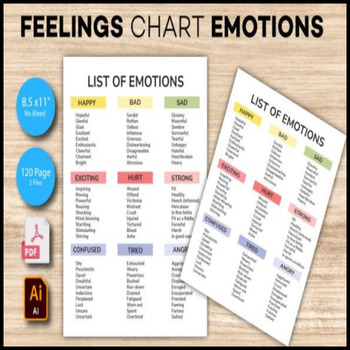 Preview of June Morning Worksheet for Kindergarten - Feelings Chart: Readable Emotions