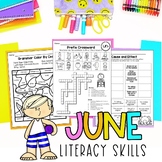 June NO PREP | Morning Work | 3rd Grade Literacy Worksheet